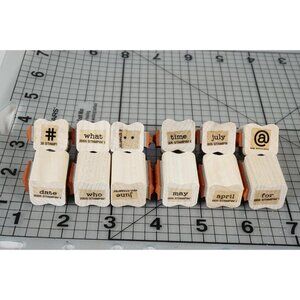 Stampin' Up! "Day-to-Day Flexible Phrases" Mounted Stamp Set 2005